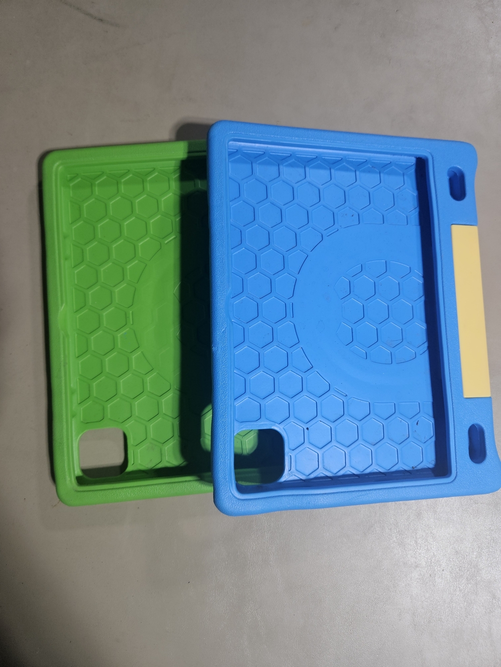 Blue and Green Kid-Friendly Tablet Case Set